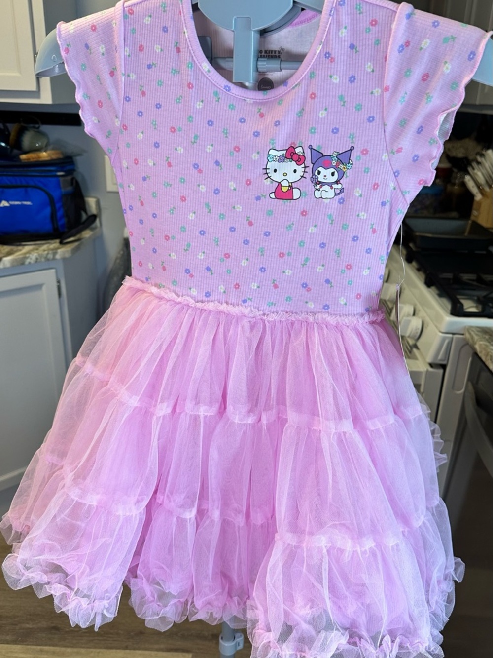 Sanrio Pink Hello Kitty & Friends Layered Tulle Dress